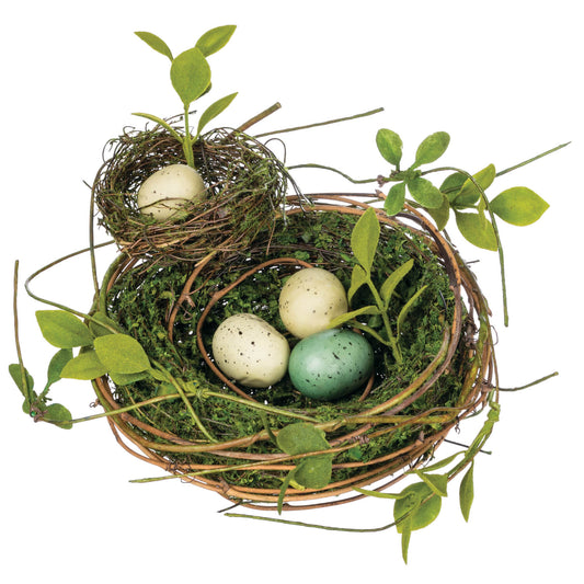 DOUBLE NEST W/EGGS
