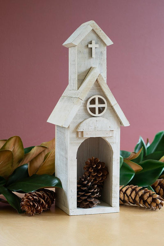 White Wooden Chapel